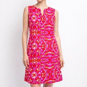 Jude Connally Summer Neon Sleeveless Dress Vacation Small